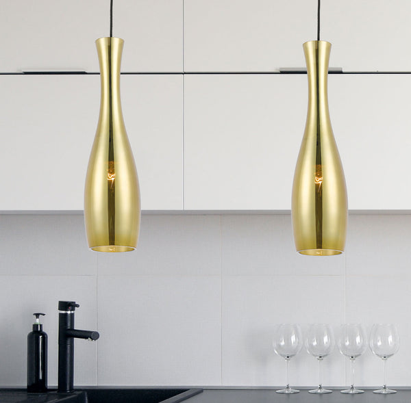 Telbix Conie Pendant Black Gold