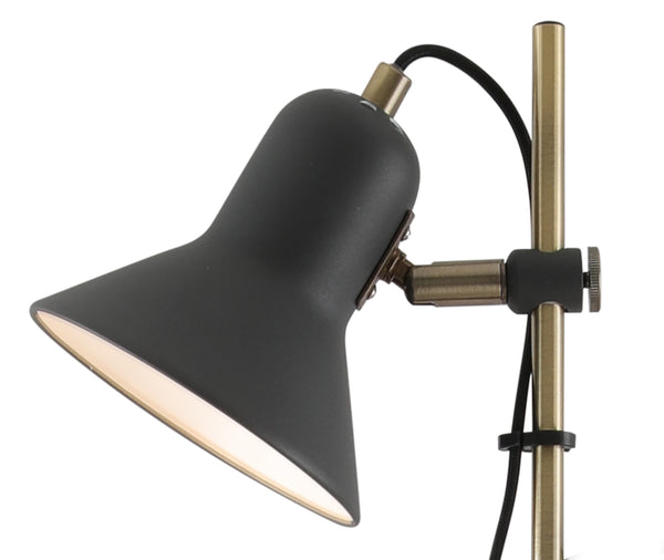 Telbix Corelli Table Lamp Dark Grey