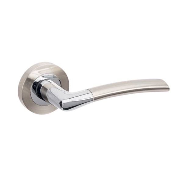 Zanda Luxe Entrance Set Brushed Nickel/ Chrome Plated