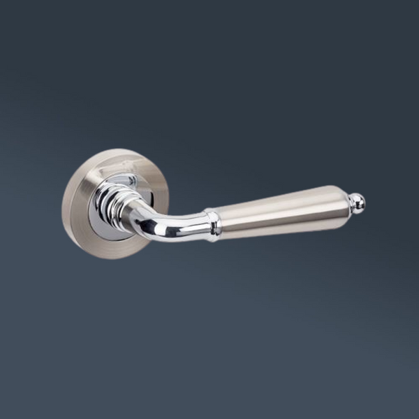 Zanda Oxford Lever Set Door Handle Only Brushed Nickel/ Chrome Plated