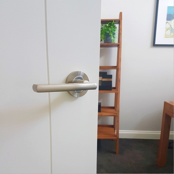 Zanda Epic Lever Set Door Handle Only Brushed Nickel/ Chrome Plated