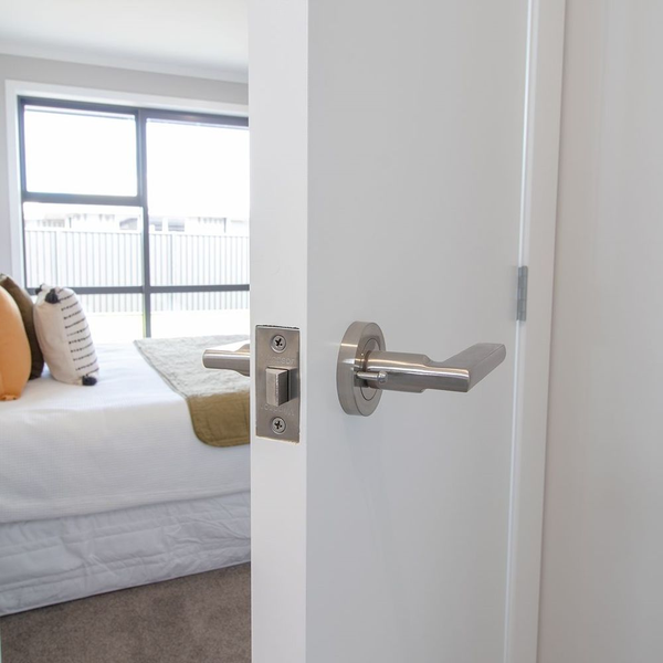 Zanda Epic Lever Set Door Handle Only Brushed Nickel/ Chrome Plated