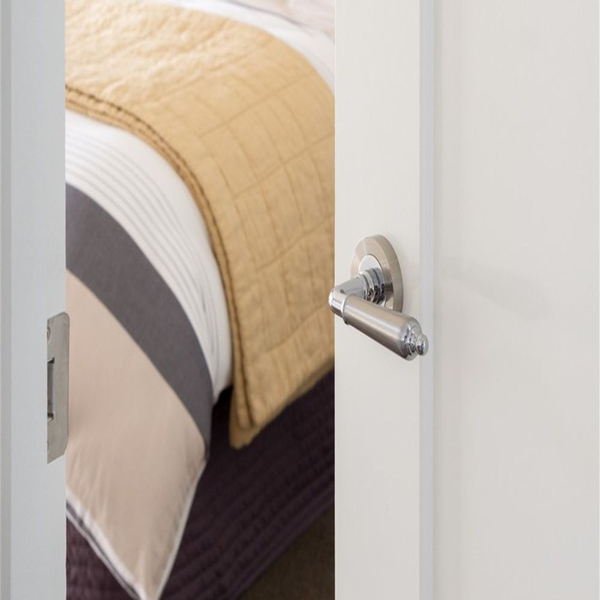 Zanda Oxford Dummy Lever Set Door Handle Brushed Nickel/Chrome Plated