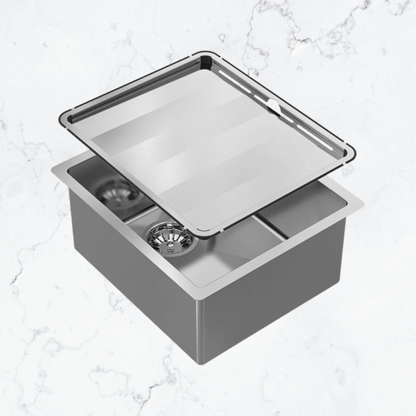 Abey Piazza 340 Square Bowl Stainless Steel