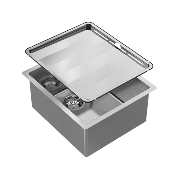 Abey Piazza 340 Square Bowl Stainless Steel