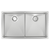 Abey Piazza Double Square Bowl Stainless Steel
