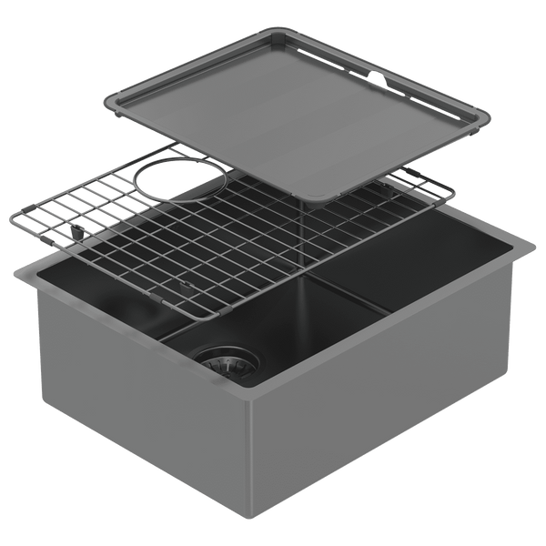 Abey Piazza Single Bowl Black Pearl