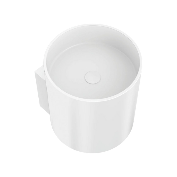 Fienza Livo Solid Surface Wall Basin Matte White