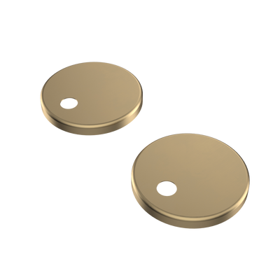 Caroma Urbane II Toilet Seat Hinge Caps Brushed Brass