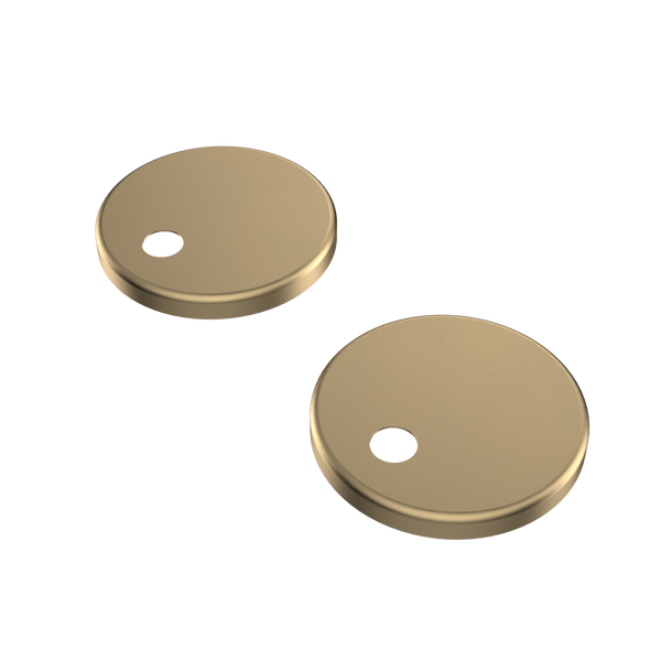 Caroma Urbane II Toilet Seat Hinge Caps Brushed Brass
