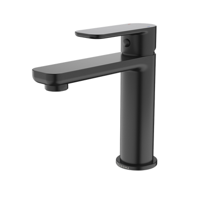 Caroma Luna Basin Mixer Black Lead Free