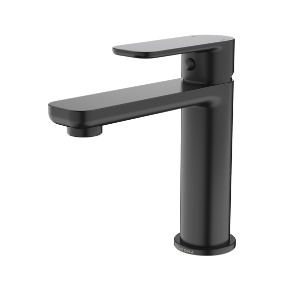 Caroma Luna Basin Mixer Black Lead Free