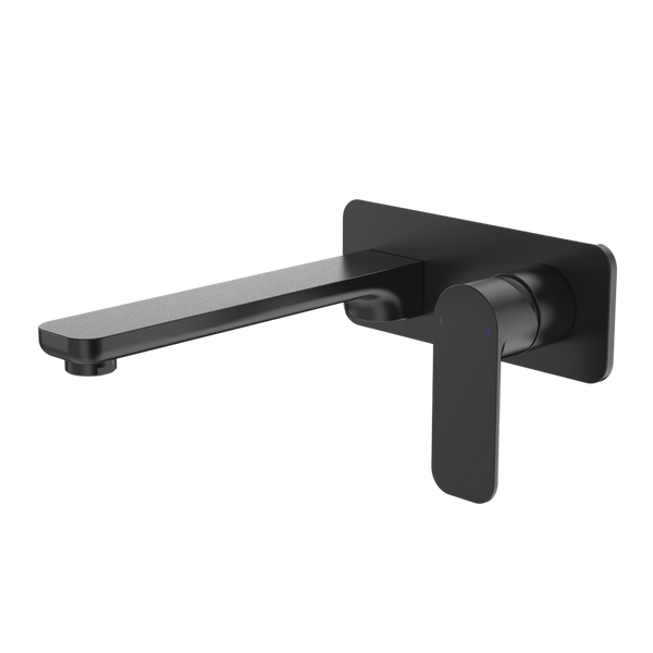 Caroma Luna Wall Basin/Bath Mixer Black Lead Free