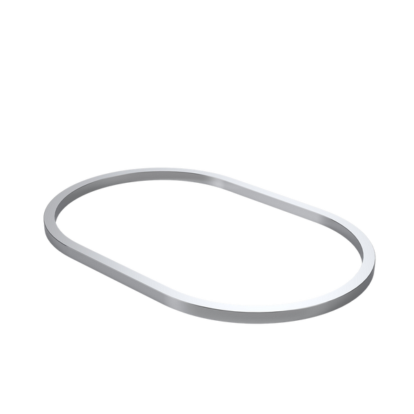 Caroma Liano II 530mm Pill Basin Dress Ring Chrome