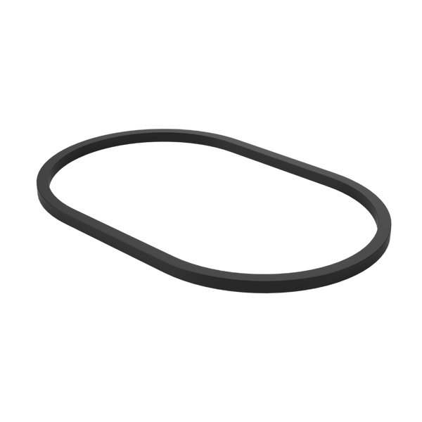 Caroma Liano II 530mm Pill Basin Dress Ring Matte Black