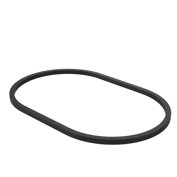 Caroma Liano II 600mm Pill Dress Ring Matte Black