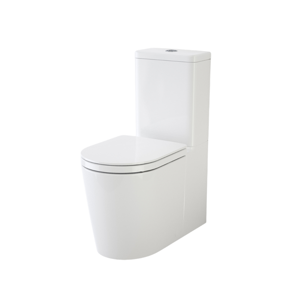Caroma Liano Cleanflush Wall Faced Close Coupled Back Entry Toilet Suite White