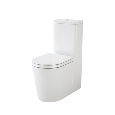 Caroma Liano Cleanflush Wall Faced Close Coupled Back Entry Toilet Suite White
