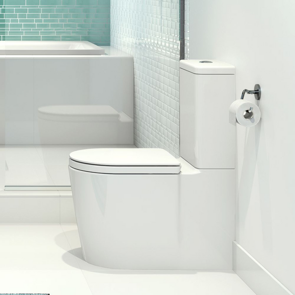Caroma Liano Cleanflush Wall Faced Close Coupled Back Entry Toilet Suite White