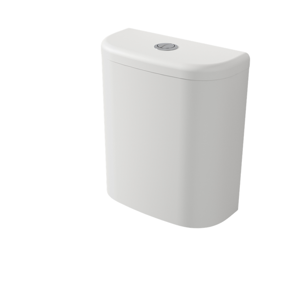 Caroma Contura II Close Coupled 4S RH Cistern Matte White