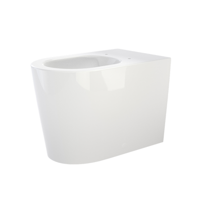Caroma Liano Cleanflush Wall Faced Back Inlet Pan With GermGard White