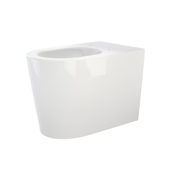Caroma Liano Cleanflush Wall Faced Back Inlet Pan With GermGard White