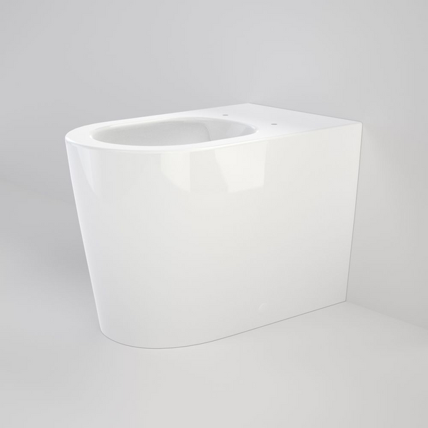 Caroma Liano Cleanflush Wall Faced Back Inlet Pan With GermGard White