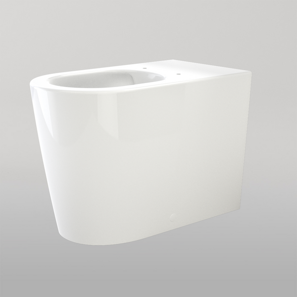 Caroma Liano Easy Height Cleanflush Wall Faced Back Inlet Pan With GermGard White