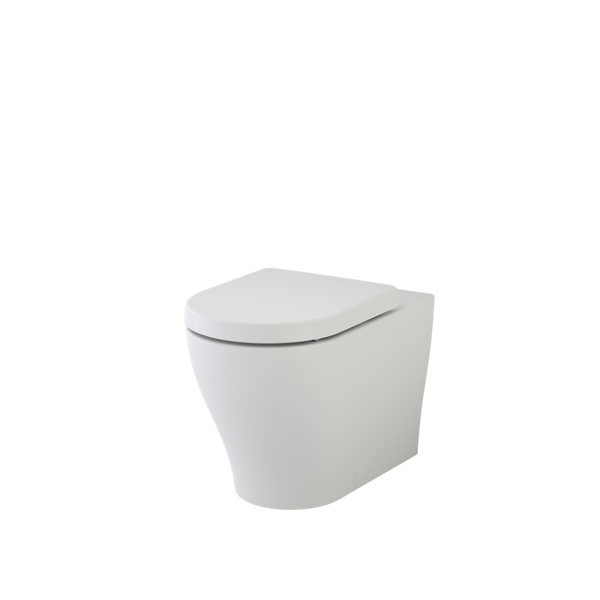 Caroma Luna Cleanflush Invisi Series II Wall Faced Toilet Suite White