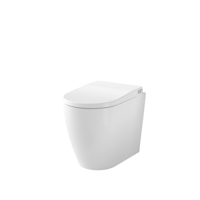 Caroma Urbane II Bidet Cleanflush Invisi Series II Wall Faced Toilet Suite