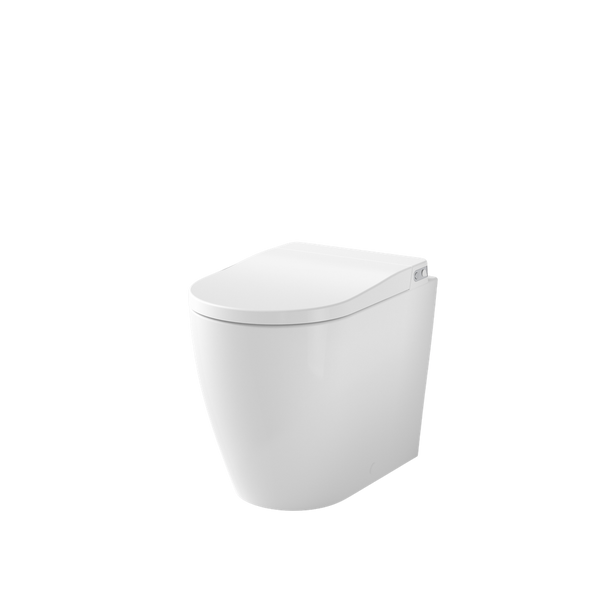 Caroma Urbane II Bidet Cleanflush Invisi Series II Wall Faced Toilet Suite