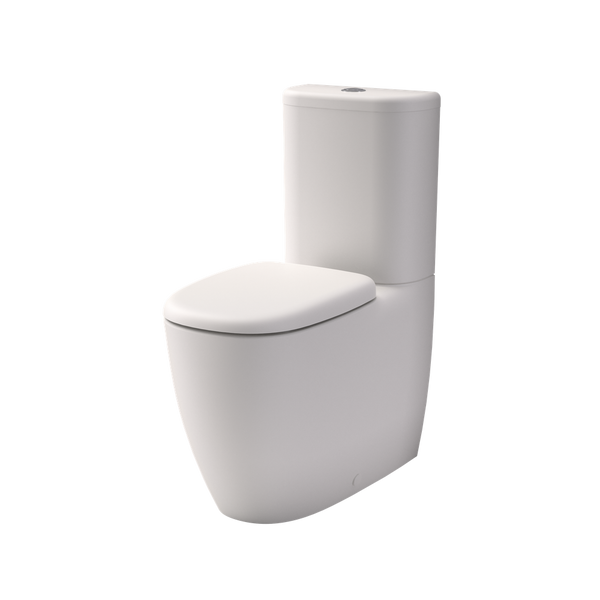 Caroma Contura II Cleanflush Wall Faced Close Coupled Be Suite Matte White