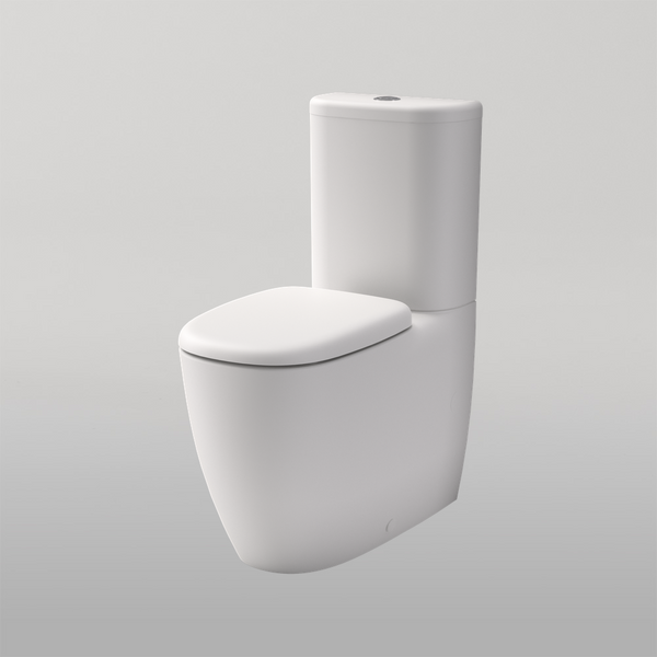 Caroma Contura II Cleanflush Wall Faced Close Coupled Bi Suite Matte White