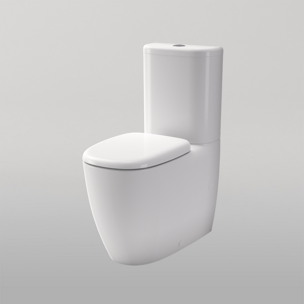 Caroma Contura II Cleanflush Wall Faced Close Coupled Bi Suite White