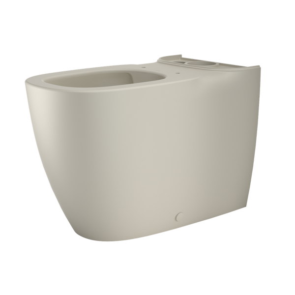 Caroma Contura II Cleanflush Wall Faced Close Coupled BE 4S Pan GermGard Matte Clay