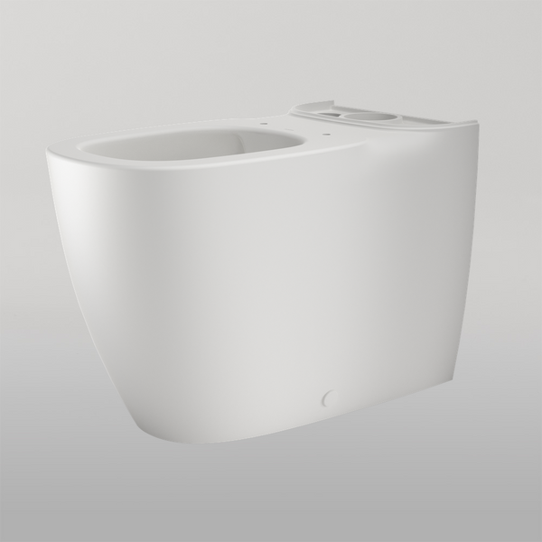 Caroma Contura II Cleanflush Wall Faced Close Coupled Be 4S Pan GermGard Matte White