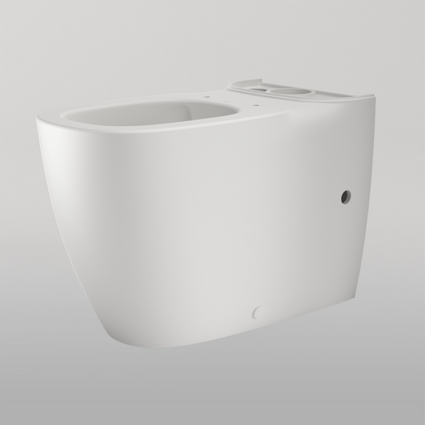 Caroma Contura II Cleanflush Wall Faced Close Coupled Bottom Inlet 4S Pan GermGard Matte White