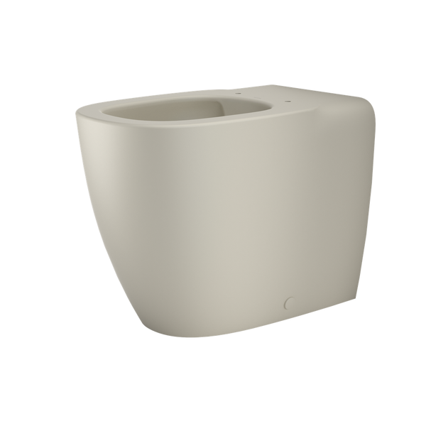 Caroma Contura II Cleanflush Wall Faced Bi 4S Pan GermGard Clay
