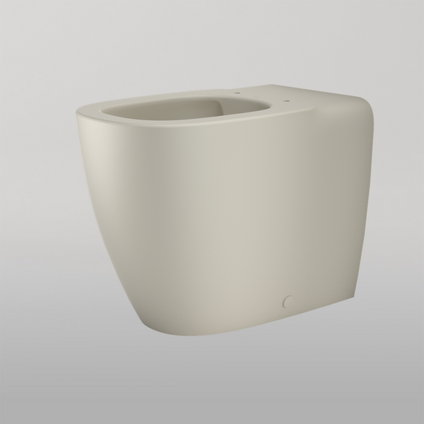 Caroma Contura II Cleanflush Wall Faced Bi 4S Pan GermGard Clay