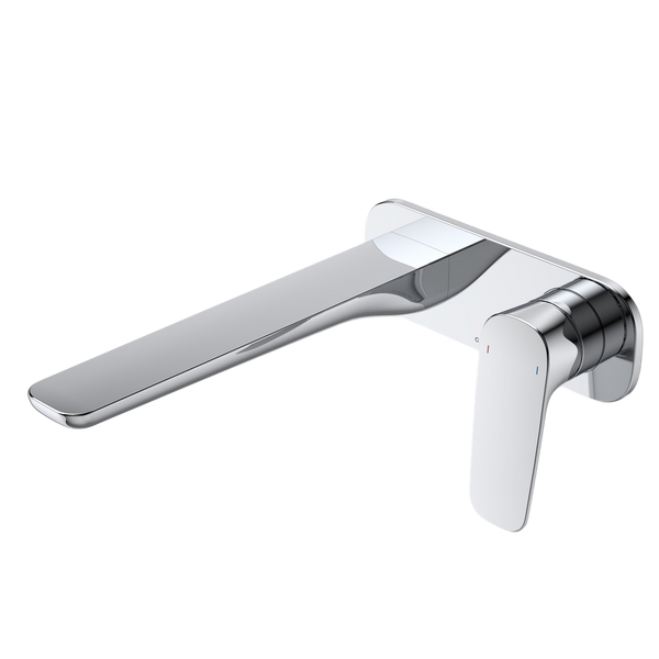 Caroma Contura II Wall Basin/Bath Mixer 220mm Chrome