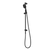 Caroma Contura II Rail Shower Black
