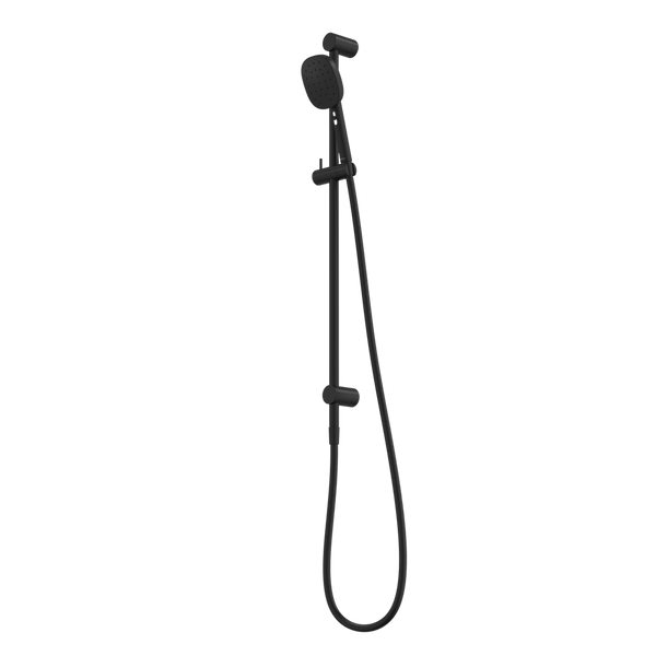 Caroma Contura II Rail Shower Black