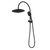 Caroma Contura II Compact Twin Shower Black