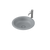 Caroma Liano II 440mm Round Under/Over Counter Basin Matte Grey