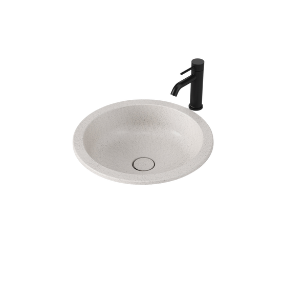 Caroma Liano II 440mm Round Under/Over Counter Basin Matte Speckled