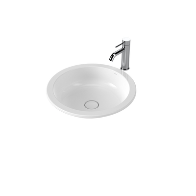 Caroma Liano II 440mm Round Under/Over Counter Basin White