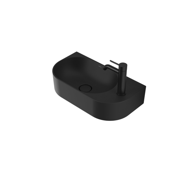 Caroma Liano II Hand Wall Basin Matte Black