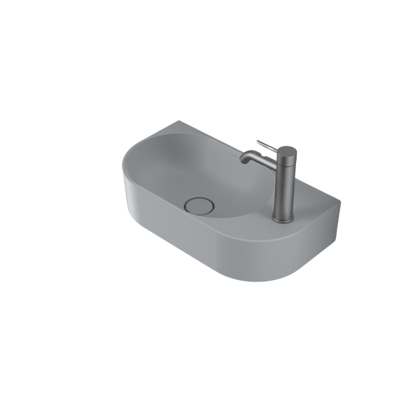 Caroma Liano II Hand Wall Basin Matte Grey