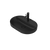 Caroma Liano II 600mm Pill Inset Basin with Tap Landing Matte Black with 1 Tap Hole