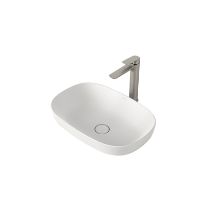 Caroma Contura II 530mm Inset Basin Matte White